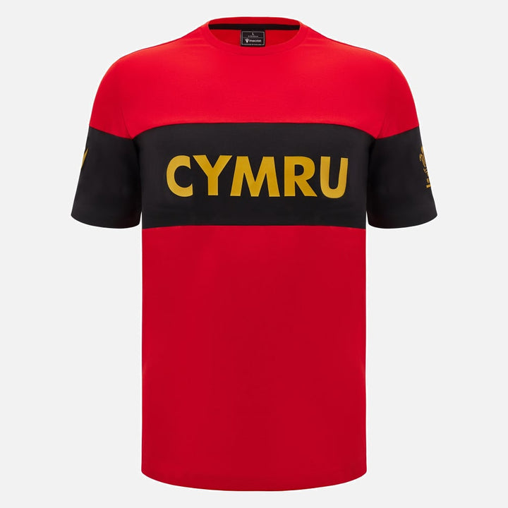 Wales Rugby Freizeit-T-Shirt Herren