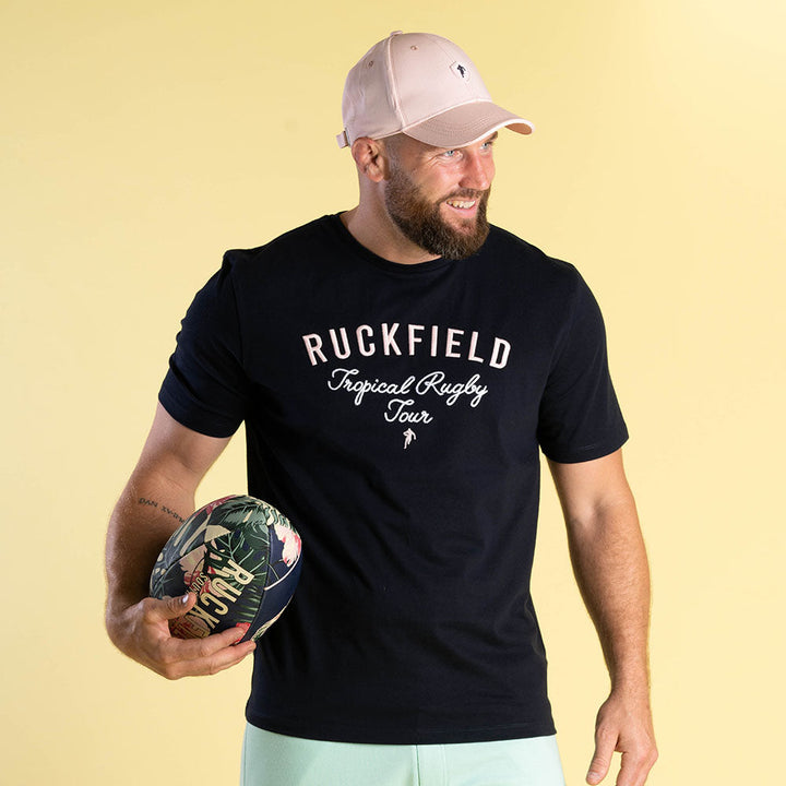 T-Shirt Ruckfield Tropical Rugby Navy