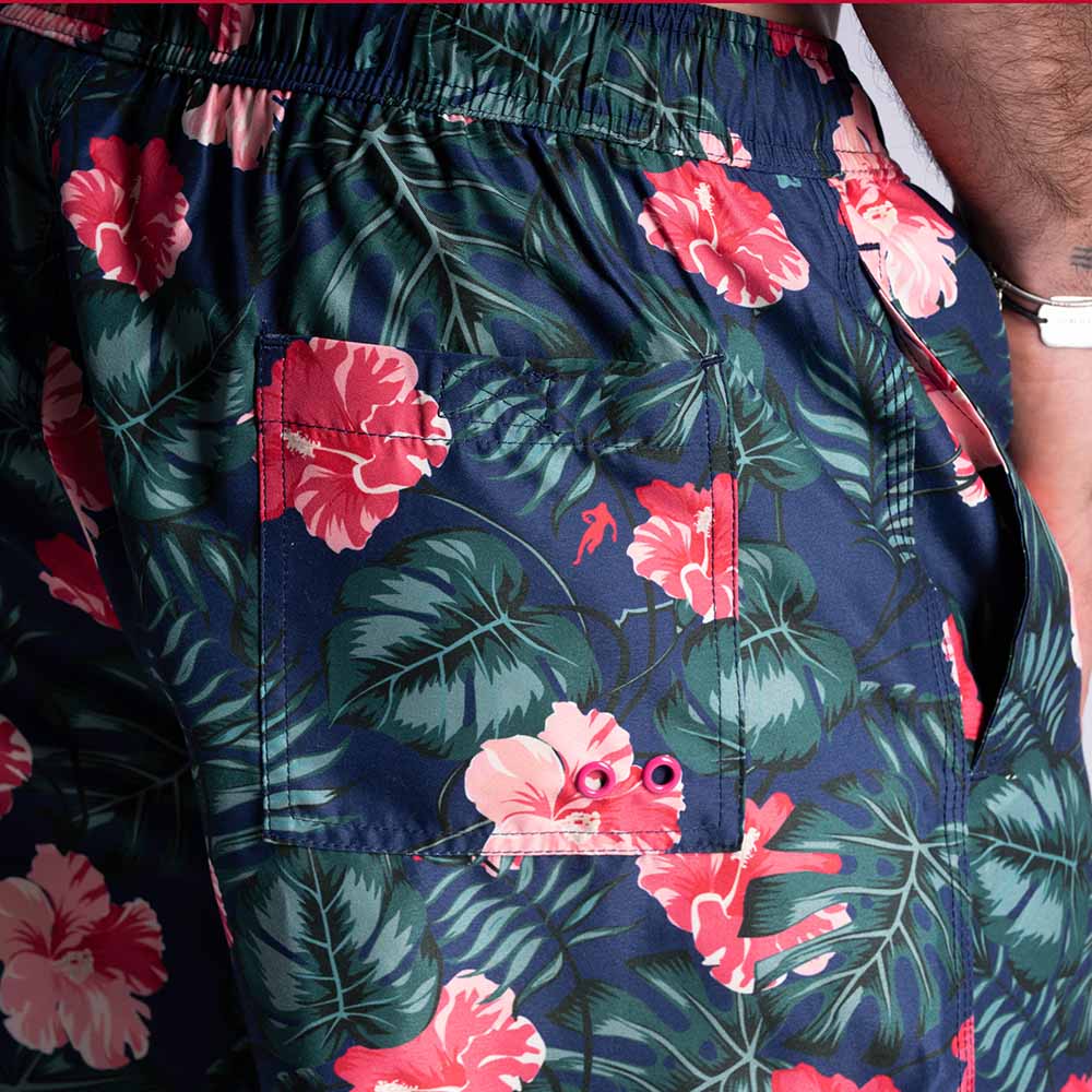 Ruckfield Tropical Rugby Navy Boardshorts