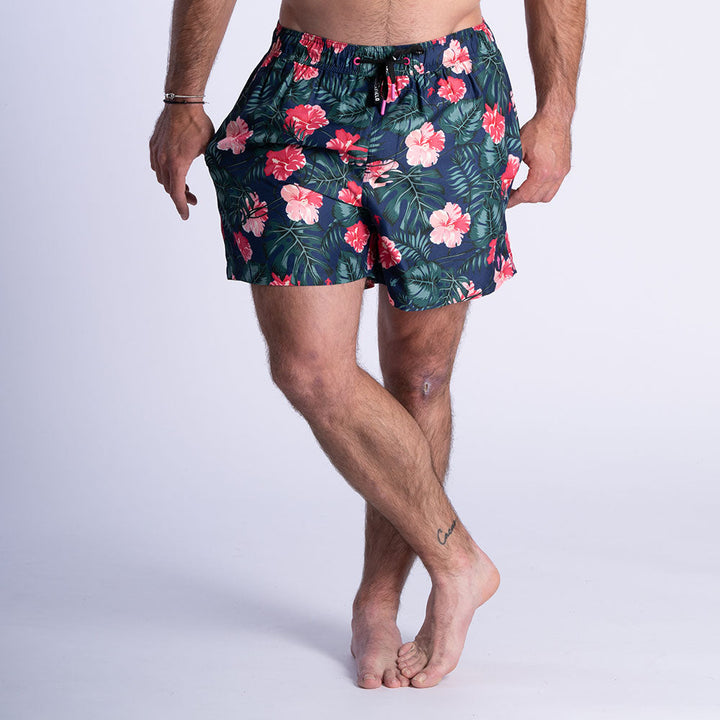 Ruckfield Tropical Rugby Navy Boardshorts