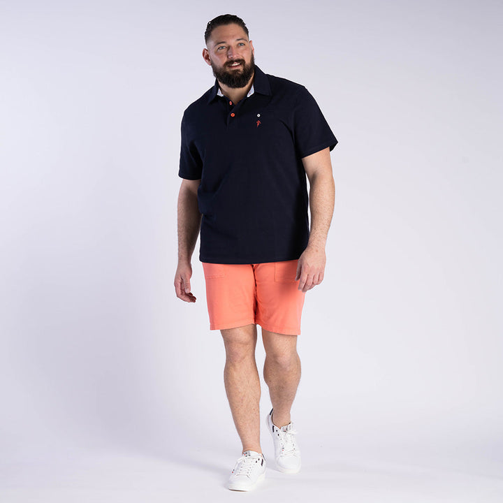 Ruckfield Elegance Navy Polo mit Kurzarm