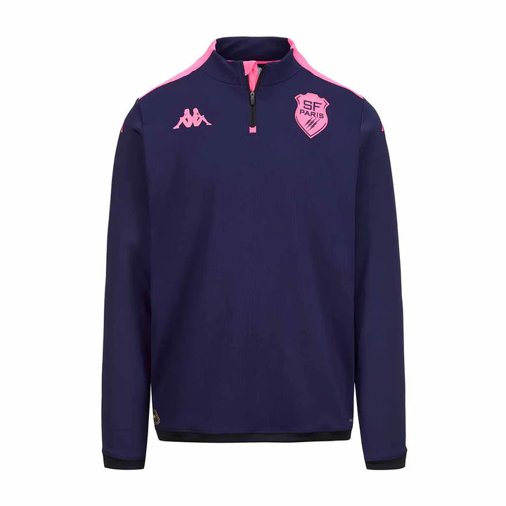 Stade Français Paris 24/25 Ablas Pro 8 Sweatshirt Herren Blau