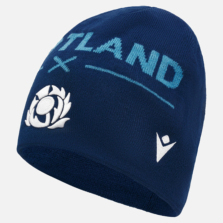 Schottland Rugby 2024/25 Blaue Schottland Skull Beanie