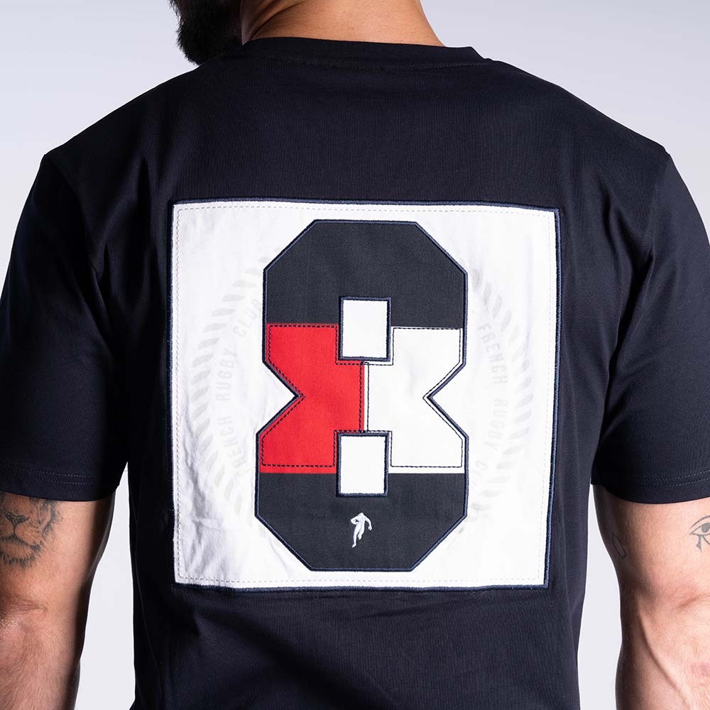Ruckfield French Rugby Club Navy T-Shirt