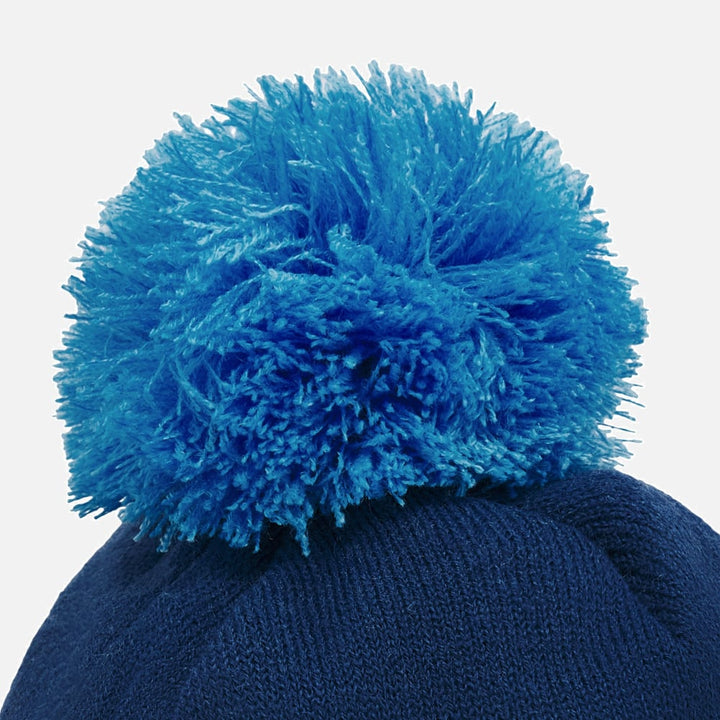 Schottland Rugby 2024/25 Blaue Schottland Pom Pom Beanie