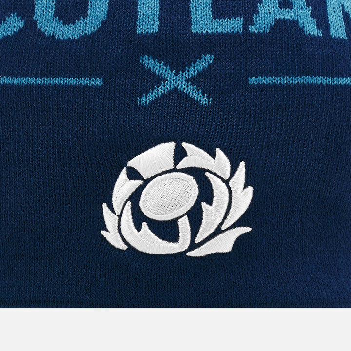 Schottland Rugby 2024/25 Blaue Schottland Skull Beanie