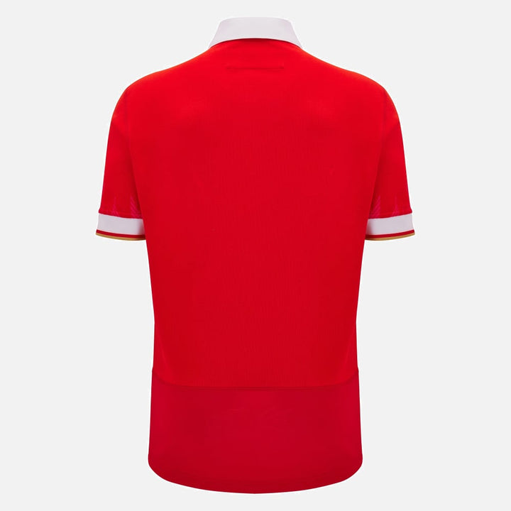 Wales Rugby Baumwoll-Heimtrikot Herren