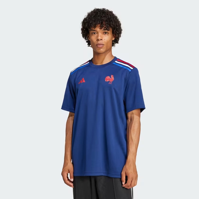 adidas Frankreich Rugby Heim Supporter T-Shirt Herren