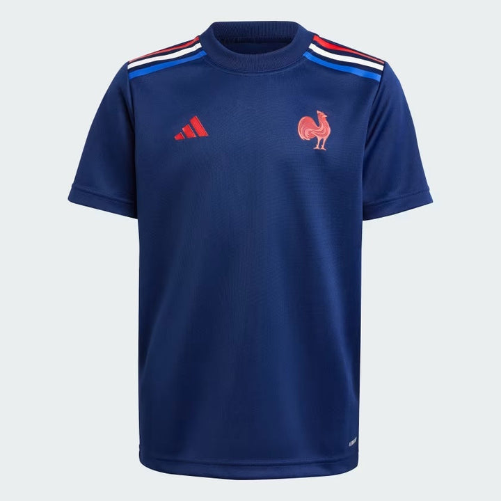 adidas Frankreich Rugby Heim Supporter T-Shirt Kinder