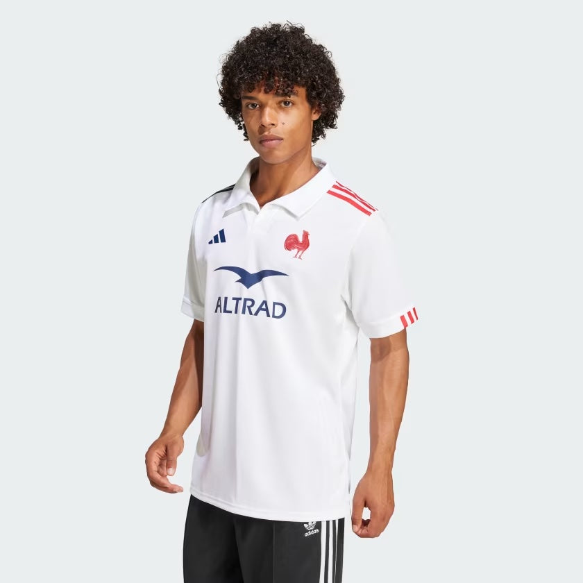 Adidas Rugby Auswärtstrikot Frankreich Herren 24/25