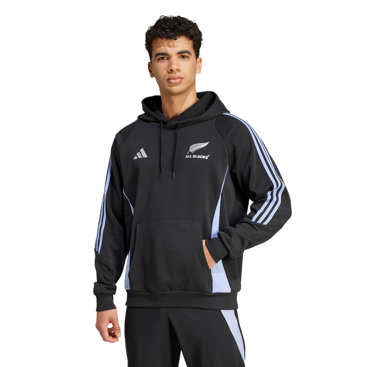 All Blacks Rugby Hoodie Herren Blue Spark