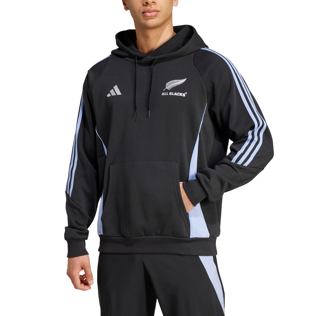 All Blacks Rugby Hoodie Herren Blue Spark