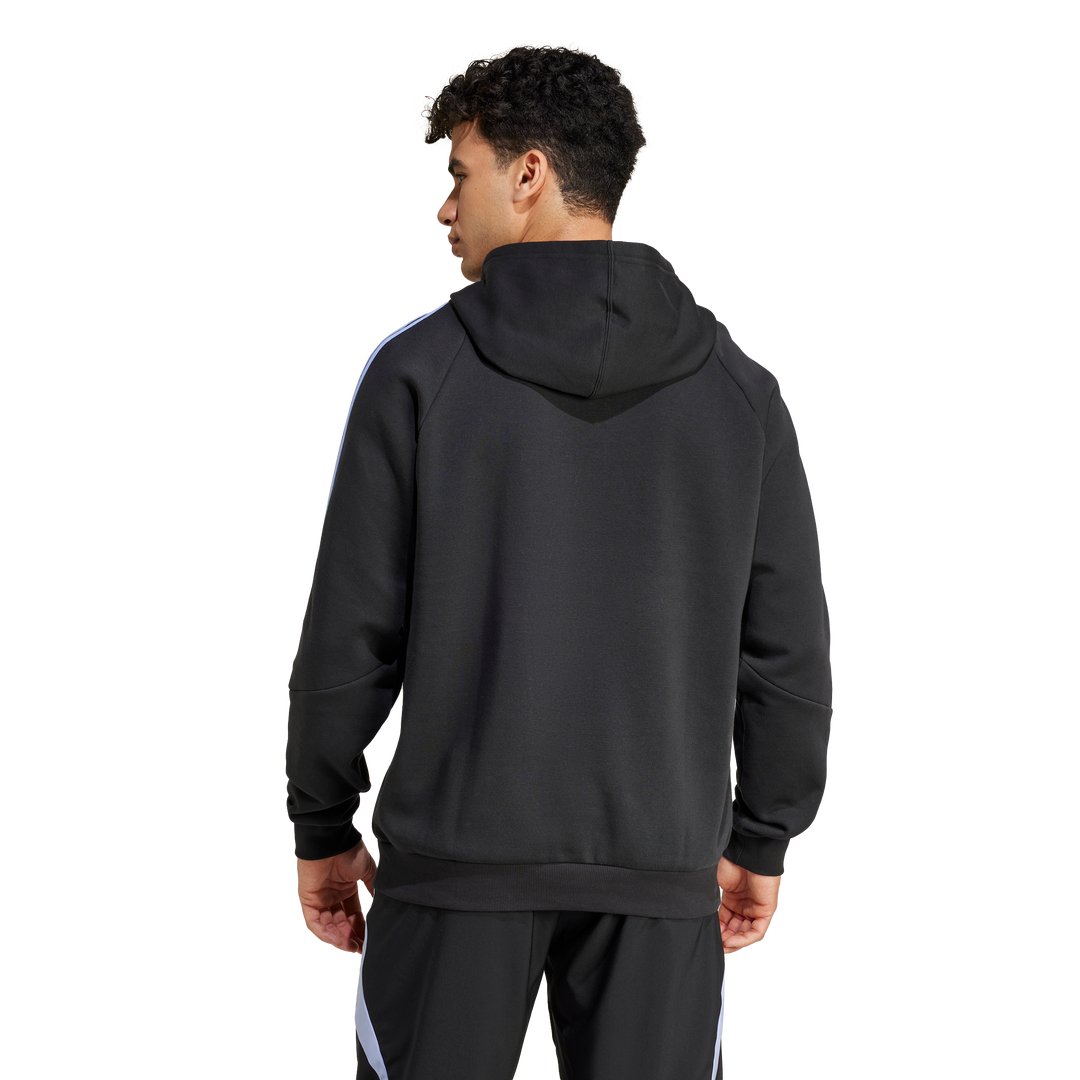All Blacks Rugby Hoodie Herren Blue Spark