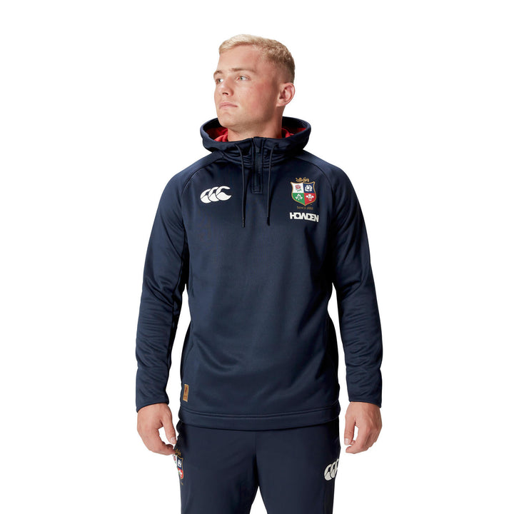 Canterbury British & Irish Lions 1/4 Zip Hoodie Herren Marine