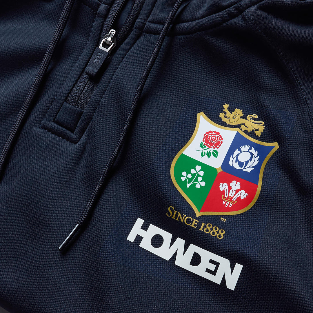 Canterbury British & Irish Lions 1/4 Zip Hoodie Herren Marine