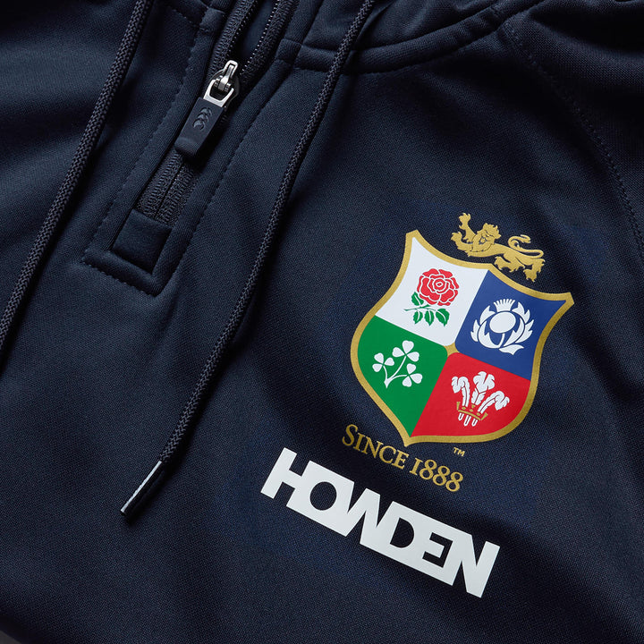 Canterbury British & Irish Lions 1/4 Zip Hoodie Herren Marine