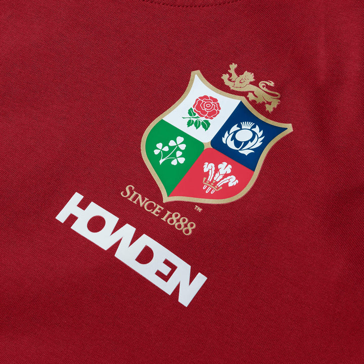 Canterbury British & Irish Lions Herren Baumwoll-T-Shirt Rot