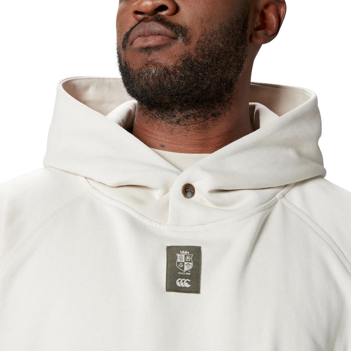 Canterbury British & Irish Lions Outback Fleece Hoodie Unisex Weiß