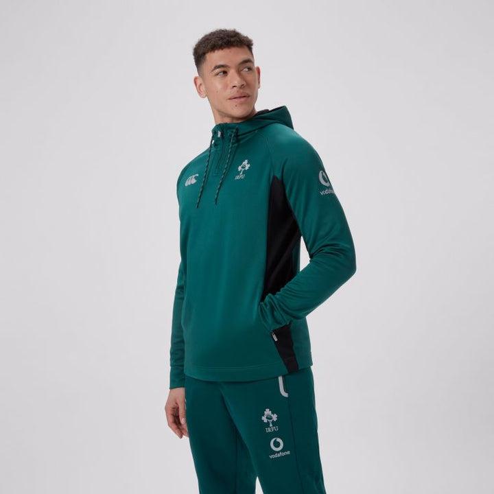 Canterbury Irland 2024/25 Trainings-Hoodie mit Reißverschluss Grün