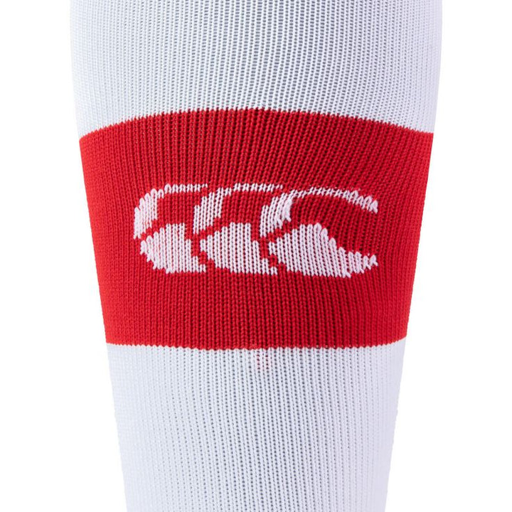Canterbury Team Hooped Socken Rot/Weiß Erwachsene