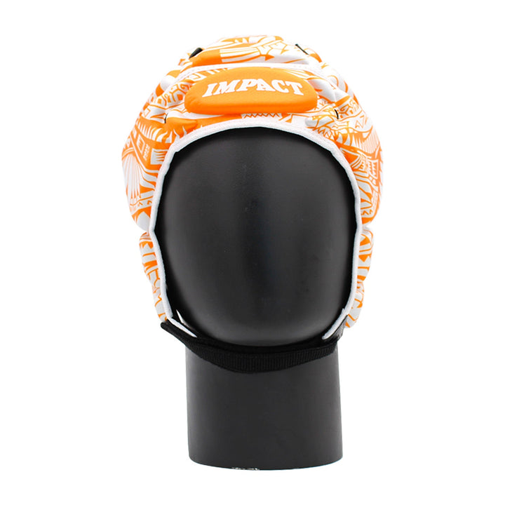 Impact Rugby Tribal Flower Orange Hovedbeskytter