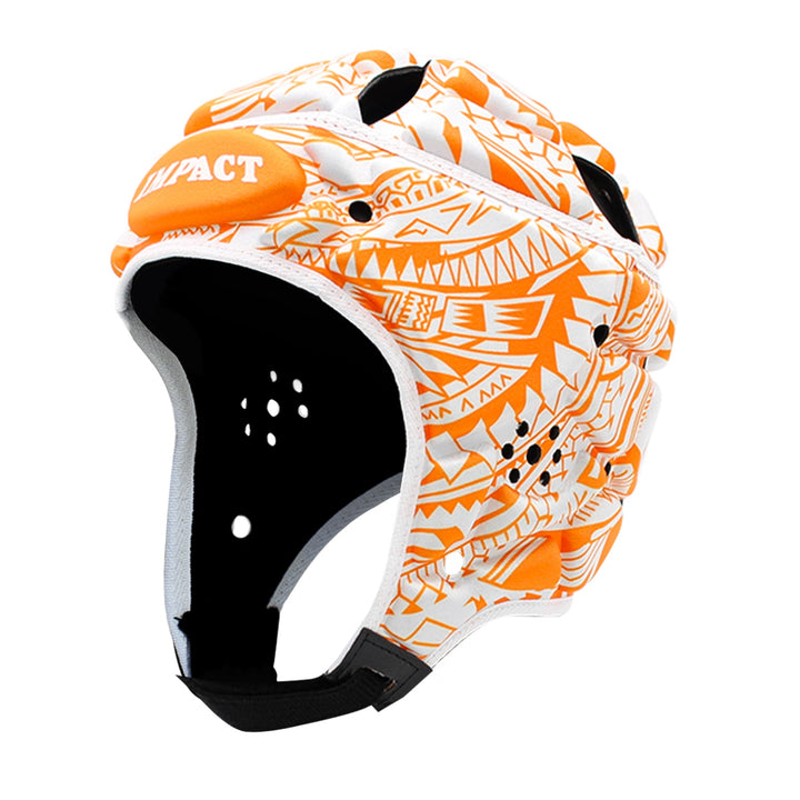 Impact Rugby Tribal Flower Orange Hovedbeskytter