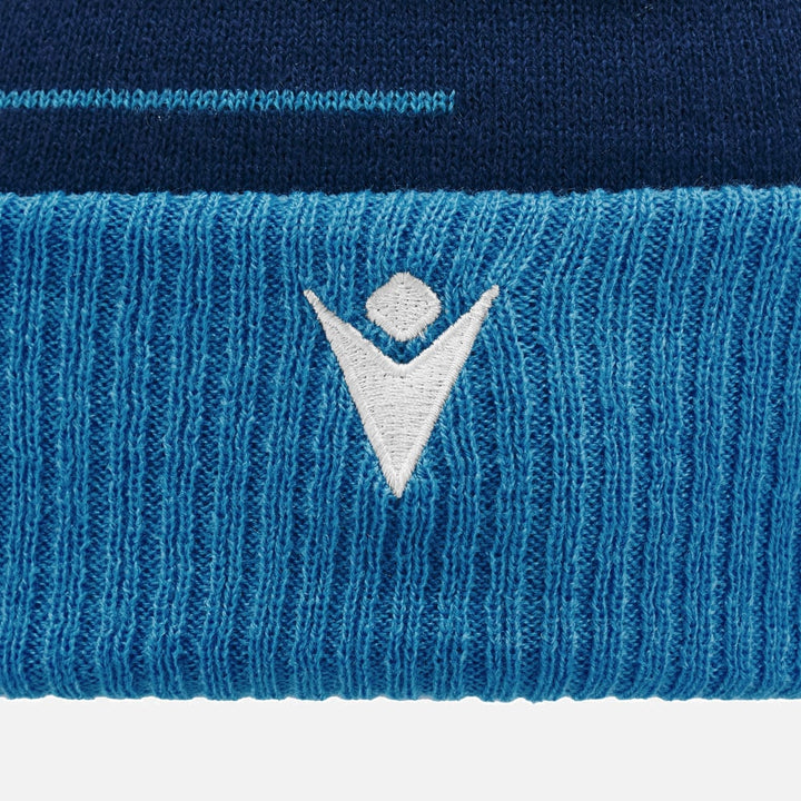 Schottland Rugby 2024/25 Blaue Schottland Pom Pom Beanie