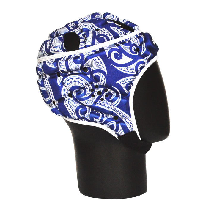 Impact Rugby Tribal Blue Head Guard