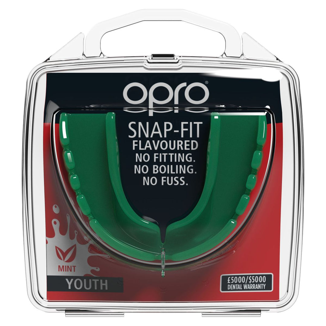 OPRO Snap-Fit mundbeskytter junior med mintsmag