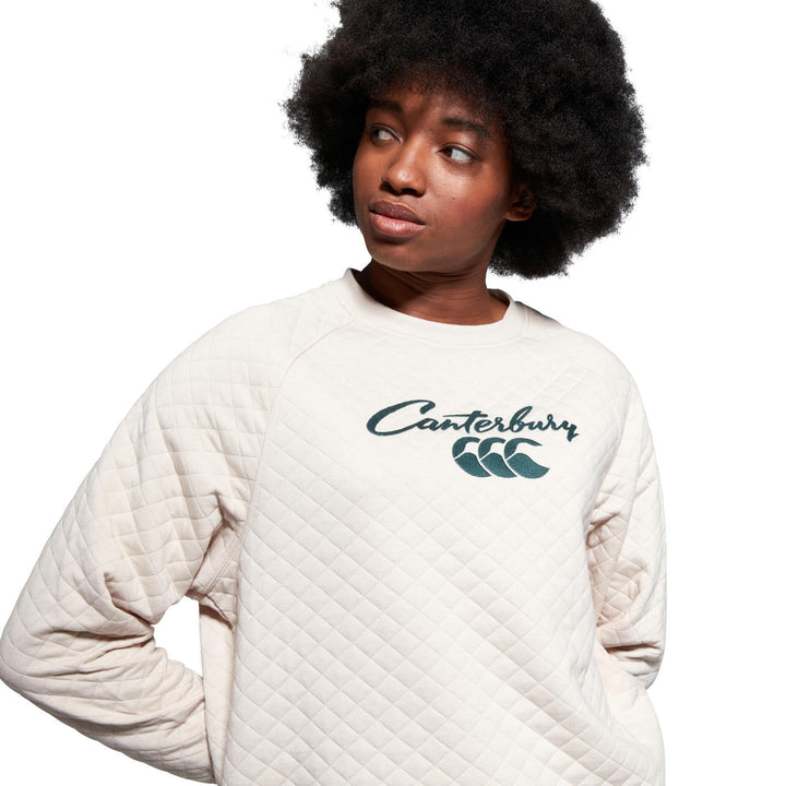 Kvinders Scene-Set Crew Sweatshirt Beige