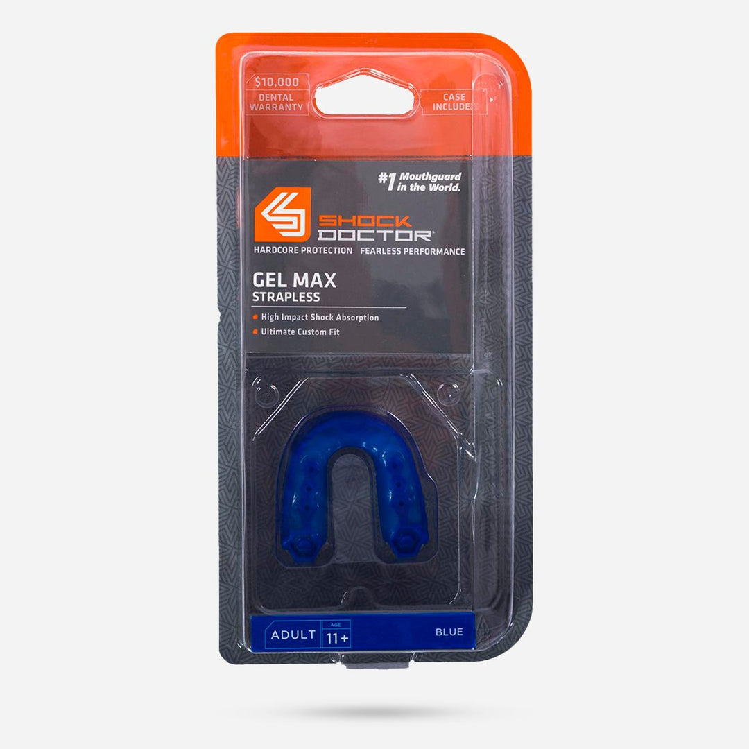 Shock Doctor Gel Max Mundschutz Blau Senior