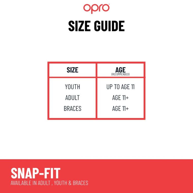 Opro Snap-Fit Mundschutz Junior